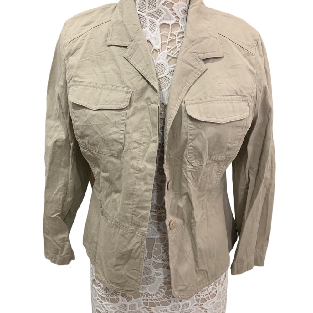 Cleo Petites Utility Blazer sz M
